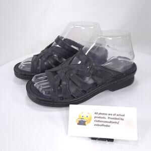 Clarks Casual Open Toe Slide Sandal Womens Size 5 80339 Black